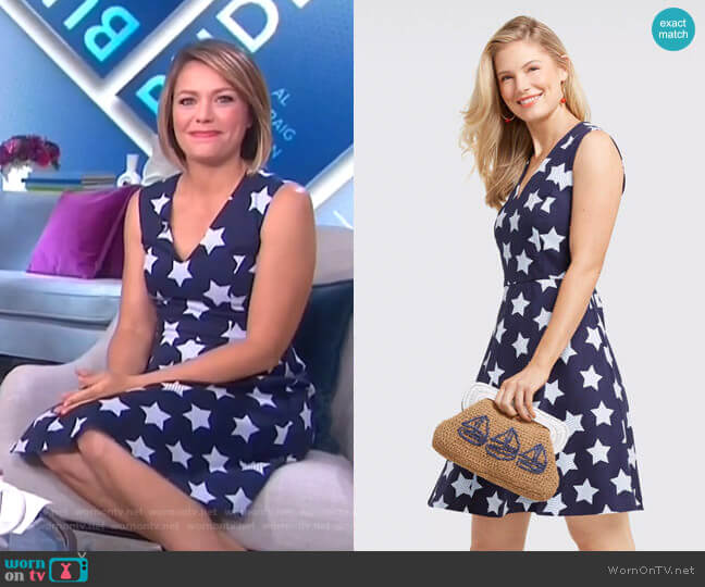 Draper James Oh My Stars Love Circle Dress worn by Dylan Dreyer on Today