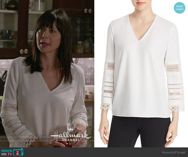 Elie Tahari Elvira Blouse worn by Cassandra Nightingale (Catherine Bell) on Good Witch