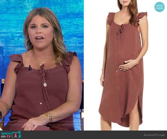 Hatch Jenna Dress worn by Jenna Bush Hager on Today