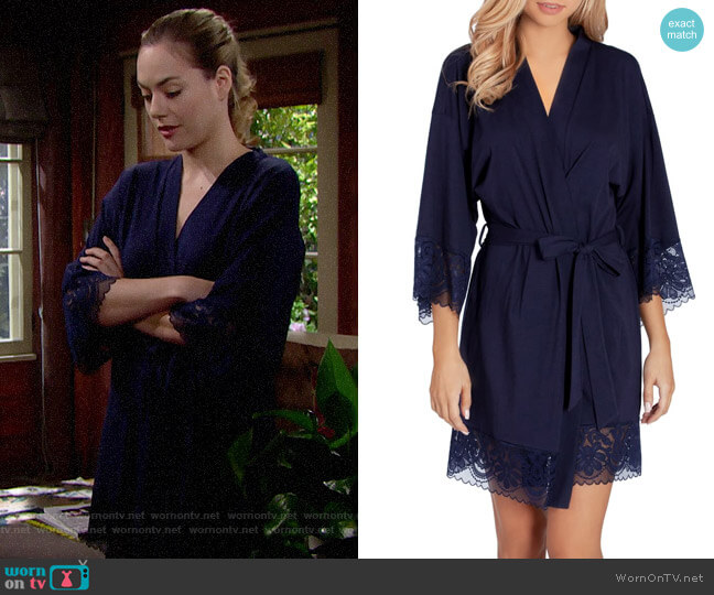 In Bloom by Jonquil Jersey Wrap worn by Hope Logan (Annika Noelle) on The Bold and the Beautiful