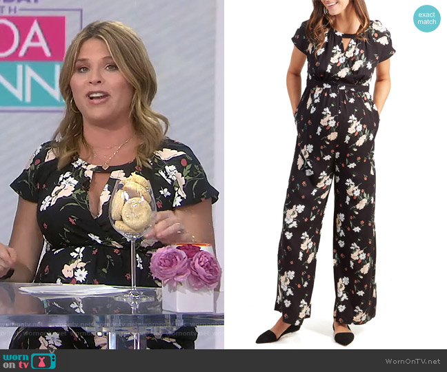 Ingrid & Isabel Wide Leg Jumpsuit worn by Jenna Bush Hager on Today