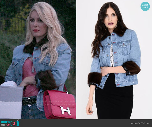 J Dosi Diva Denim Jacket worn by Heidi Montag (Heidi Montag) on The Hills New Beginnings