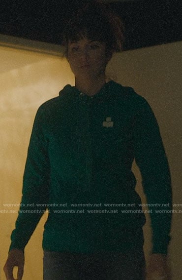 Jane’s green hoodie on Big Little Lies