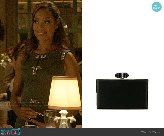 Judith Leiber Couture Satin Coffered Rectangle Clutch Bag worn by Jessica Pearson (Gina Torres) on Pearson