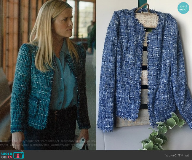 Kate Spade Tweed Jacket worn by Madeline Martha Mackenzie (Reese Witherspoon) on Big Little Lies