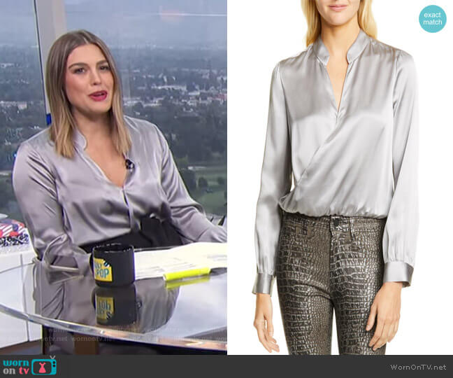 L'Agence Marcella Bodysuit worn by Carissa Loethen Culiner on E! News