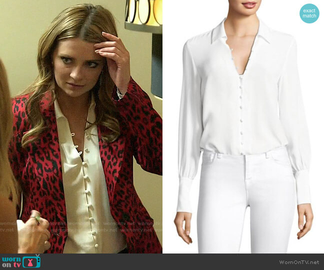 L'Agence Naomi Blouse worn by Mischa Barton (Mischa Barton) on The Hills New Beginnings