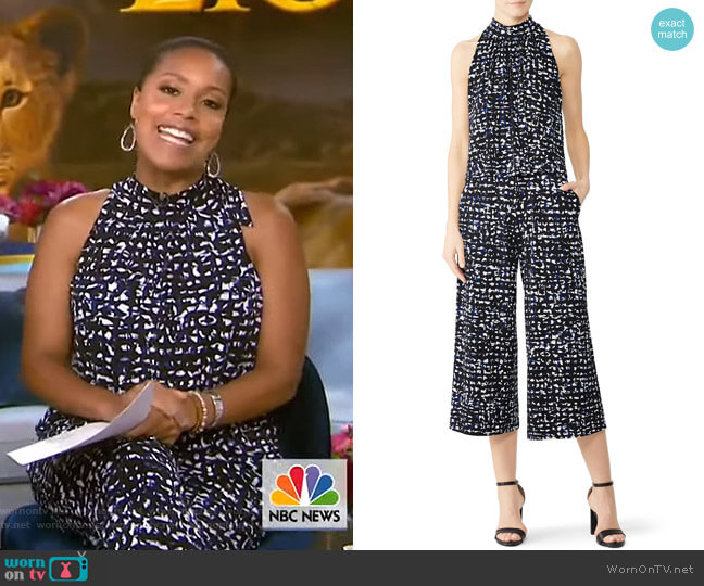 Leota Skyler Jumpsuit worn by Sheinelle Jones on Today