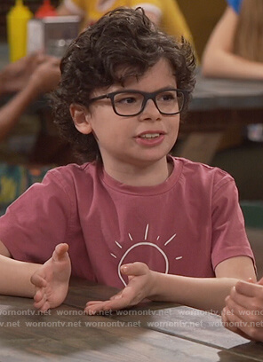 Matteo’s bulb print tee on Bunkd