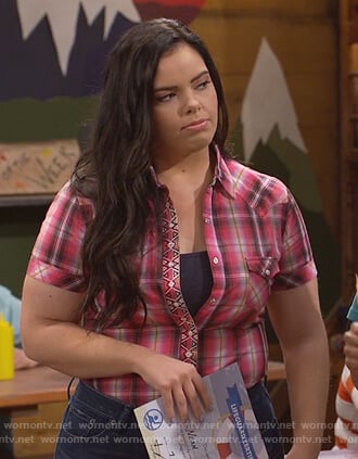 Lou’s pink plaid shirt on Bunkd