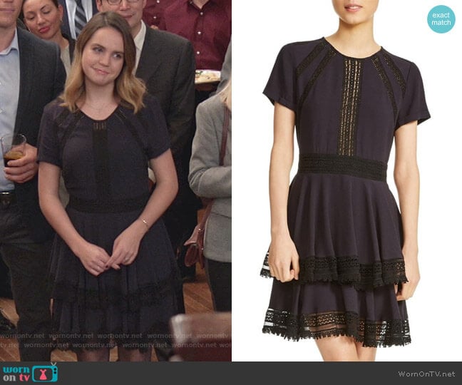 Maje Raglia Dress worn by Grace Russell (Bailee Madison) on Good Witch