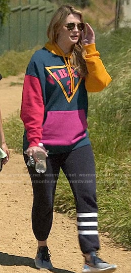 Mischa’s colorblock Vibras hoodie on The Hills New Beginnings