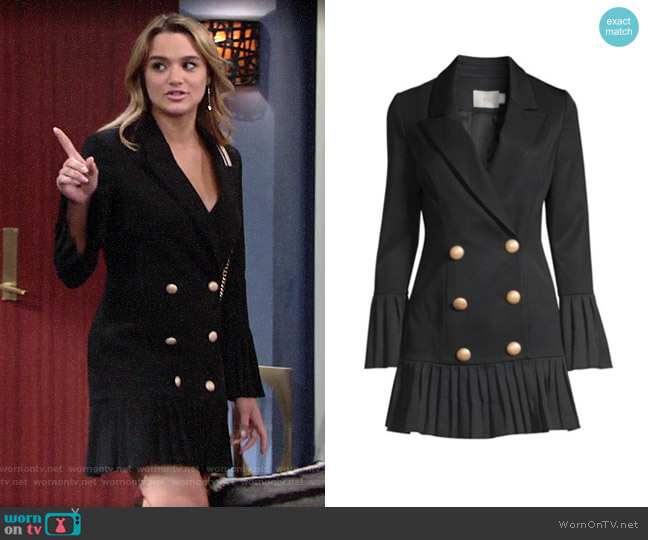 Misha Collection Jordie Dress worn by Summer Newman (Hunter King) on The Young and the Restless