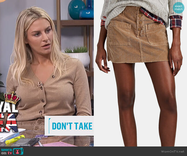 NSF Penelope Skirt worn by Morgan Stewart on E! News