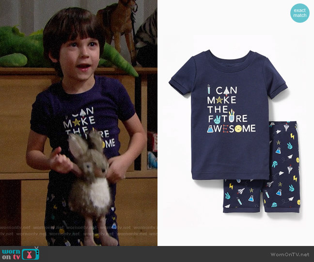 Old Navy I Can Make The Future Awesome Sleep Set