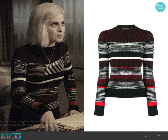 Proenza Schouler Striped Pullover worn by Liv Moore (Rose McIver) on iZombie