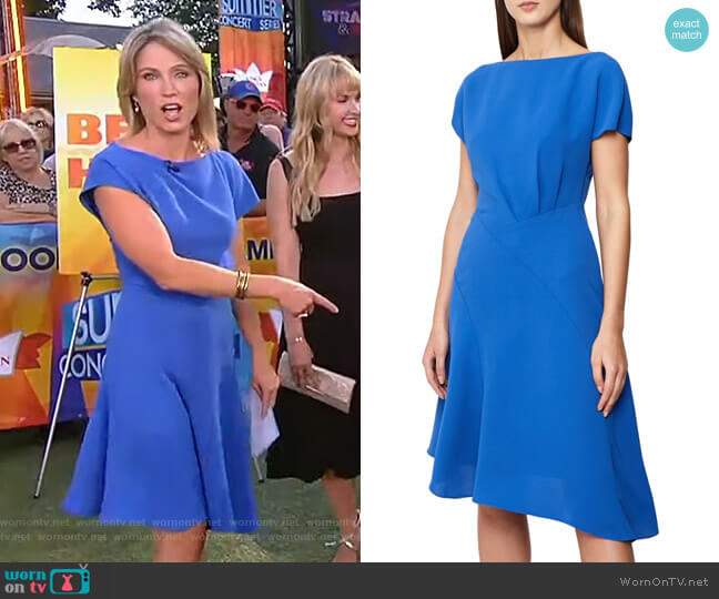 Reiss Victoria Dress worn by Amy Robach on Good Morning America