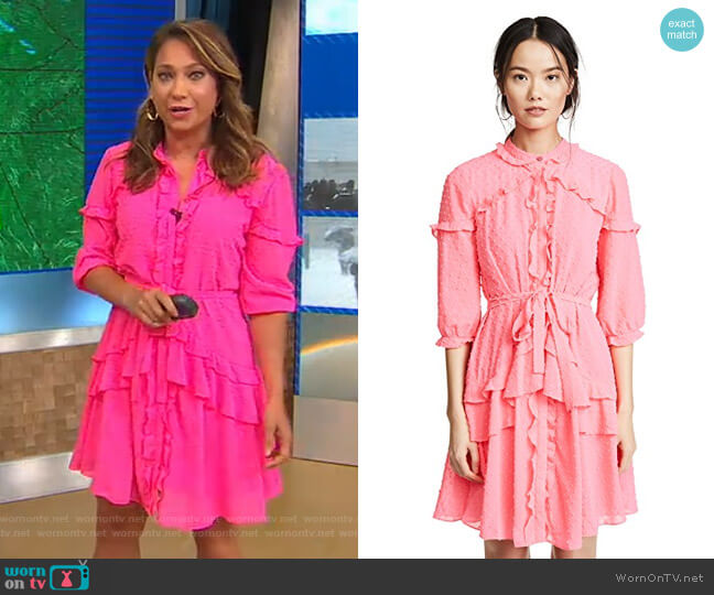 Saloni Tilly Dress worn by Ginger Zee on Good Morning America