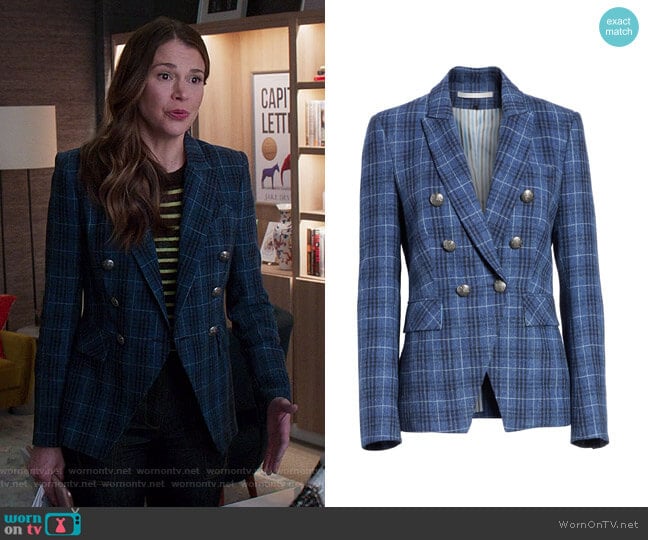 Veronica Beard Miller Dickey Jacket worn by Liza Miller (Sutton Foster) on Younger