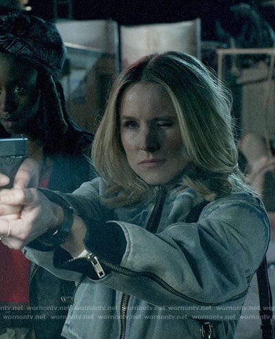 Veronica’s denim bomber jacket on Veronica Mars