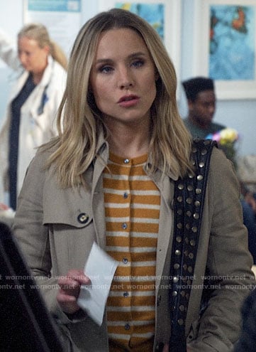 Veronica’s yellow striped cardigan on Veronica Mars
