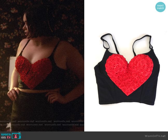 Victorias Secret Heart Bustier worn by Kat Hernandez (Barbie Ferreira) on Euphoria