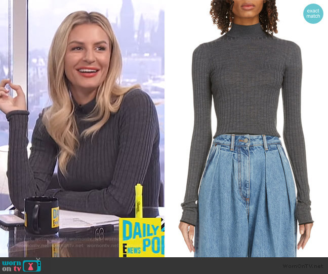Acne Studios Kulia Sweater worn by Morgan Stewart on E! News