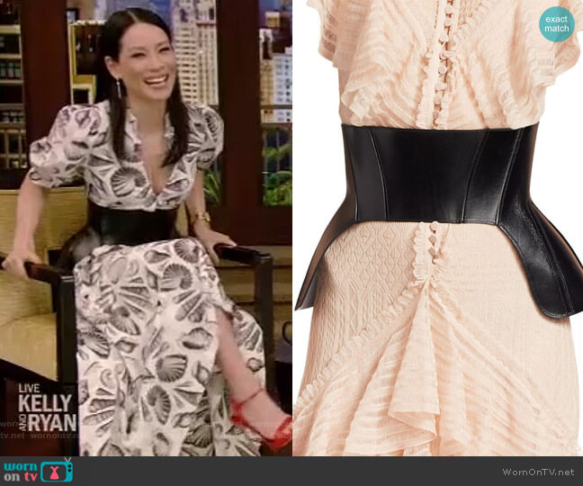 Alexander McQueen Leather Corset Belt