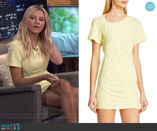 T by Alexander Wang Wash & Go High Twist Jersey Dress worn by Morgan Stewart on E! News