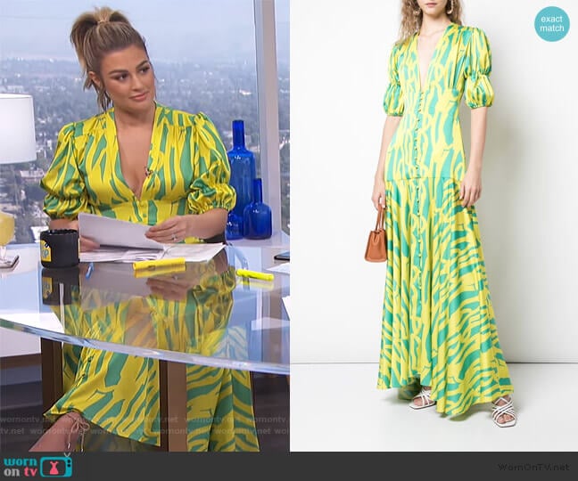 Alexis Zuella Summer Dress worn by Carissa Loethen Culiner on E! News