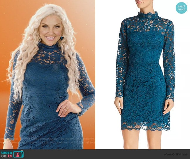 Betsey Johnson Lace Cocktail Dress worn by Gina Kirschenheiter on The Real Housewives of Orange County