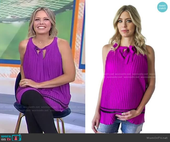Rosie Pope Darcy Blouse worn by Dylan Dreyer on Today