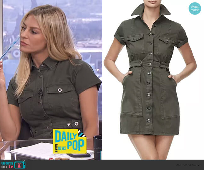 Good American Military Mini Dress worn by Morgan Stewart on E! News