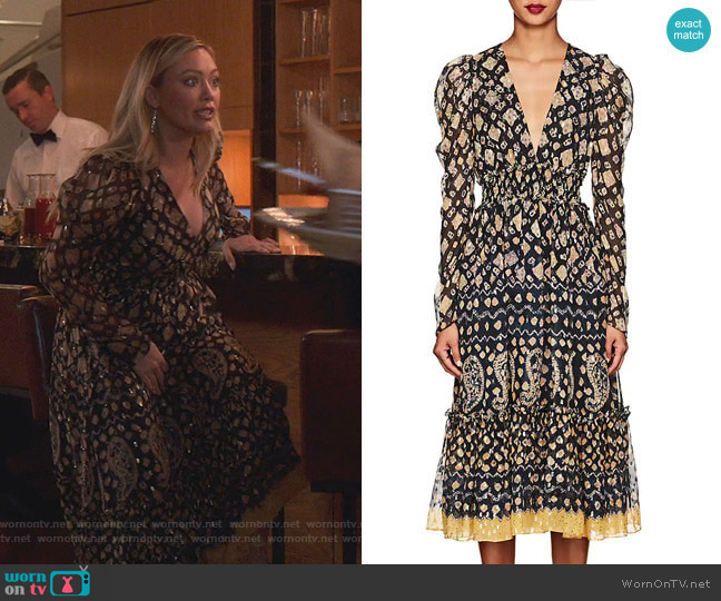 Ulla Johnson Karolina Dress worn by Kelsey Peters (Hilary Duff) on Younger