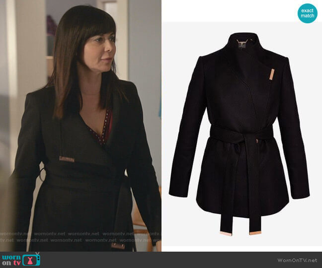 Ted Baker Keyla Coat worn by Cassandra Nightingale (Catherine Bell) on Good Witch