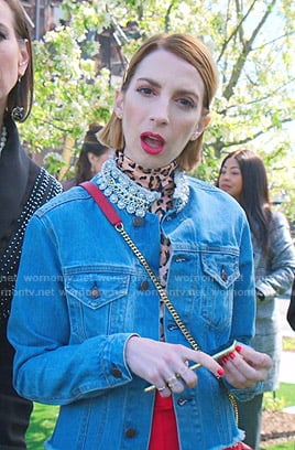 Lauren’s embellished collar denim jacket on Younger