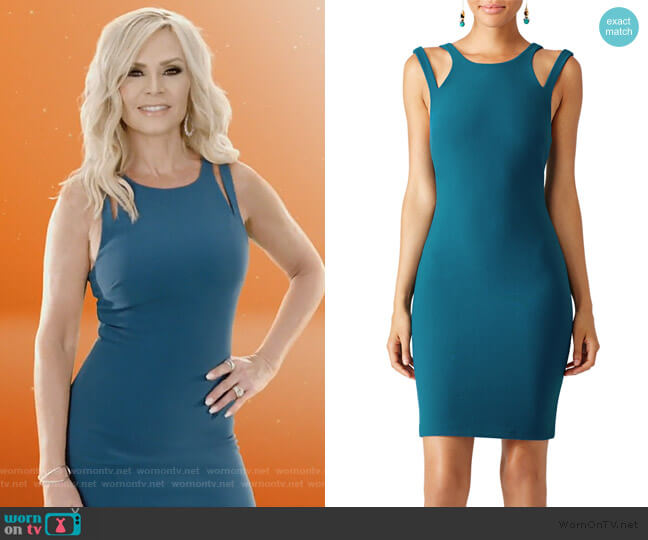 Likely Myrtle Green Chrystie Dress worn by Tamra Judge on The Real Housewives of Orange County
