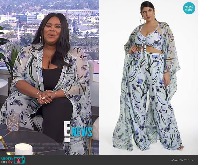 Rue107 Lindsey Cover Up worn by Nina Parker on E! News