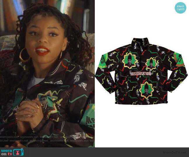 Melody Ehsani Lost Ones Sweater worn by Jazlyn Forster (Chloe Bailey) on Grown-ish
