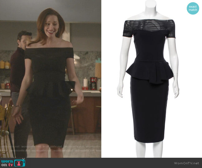Chiara Boni La Petite Robe Nabelle Dress worn by Abigail Pershing (Sarah Power) on Good Witch