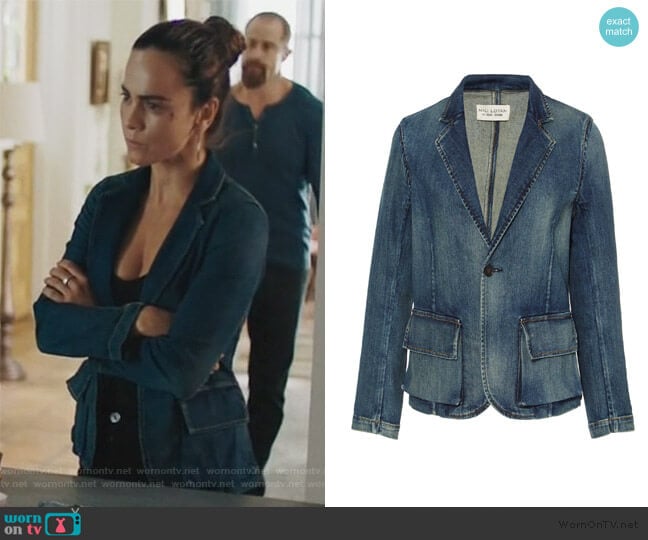 Nili Lotan Addison Blazer worn by Teresa Mendoza (Alice Braga) on Queen of the South