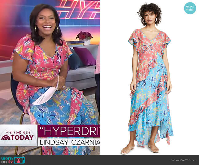 Tanya Taylor Iliana Dress worn by Sheinelle Jones on Today