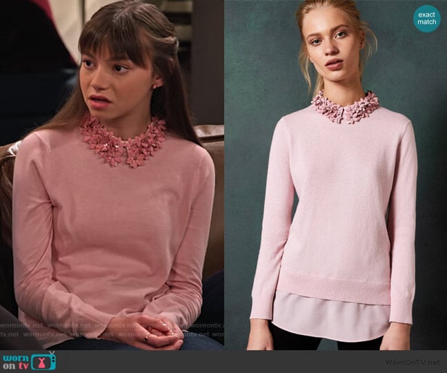 Ted Baker Nansea Sweater worn by Molly (Lauren Lindsey Donzis) on No Good Nick