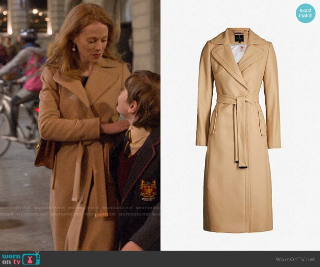 Ted Baker Gabella Coat worn by Gemma (Zoe Boyle) on Four Weddings and a Funeral