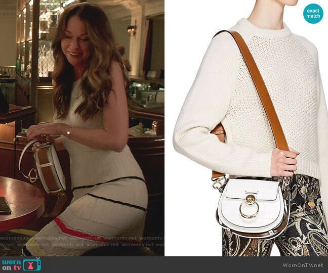 Chloe Tess Leather Shoulder Bag worn by Liza Miller (Sutton Foster) on Younger