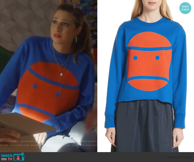 Tory Sport Little Grumps Crop Tee worn by Nomi Segal (Emily Arlook) on Grown-ish