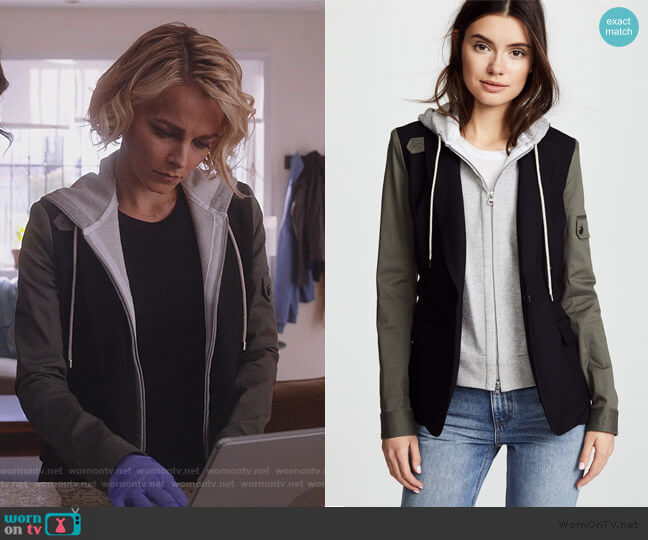 Veronica Beard Army Blazer worn by Lizzie Needham (Bojana Novakovic) on Instinct