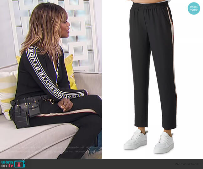 Whistles Elyse Side-Stripe Pants