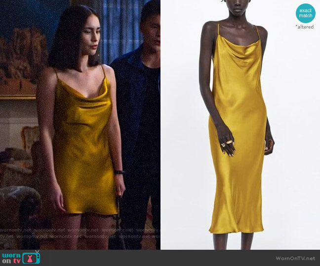 Zara Strappy Dress worn by Jax (Priscilla Quintana) on Pandora
