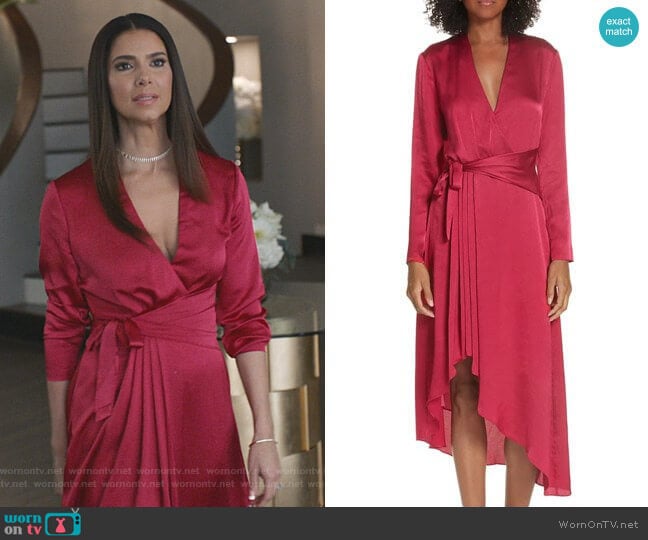 Equipment Adisa Dress worn by Gigi Mendoza (Roselyn Sánchez) on Grand Hotel